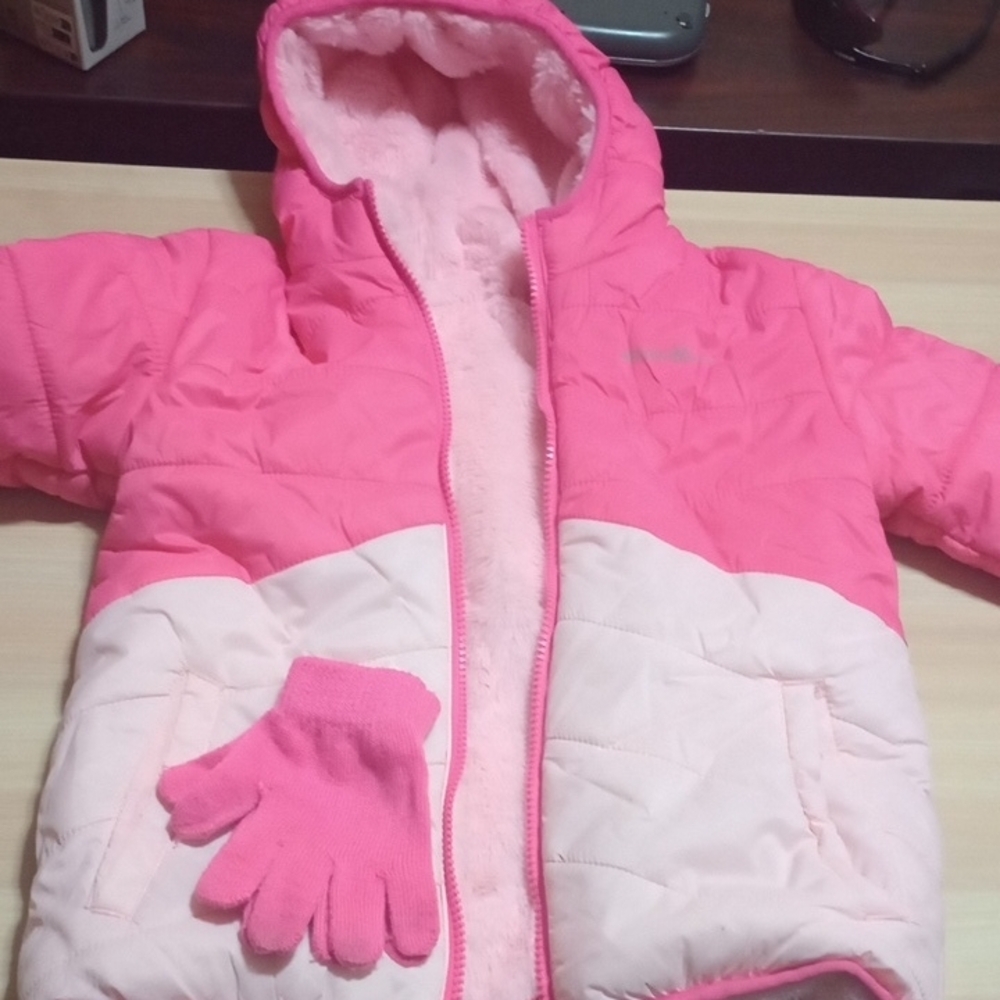 Eddie Bauer Vibrant Pink Quilted Jacket